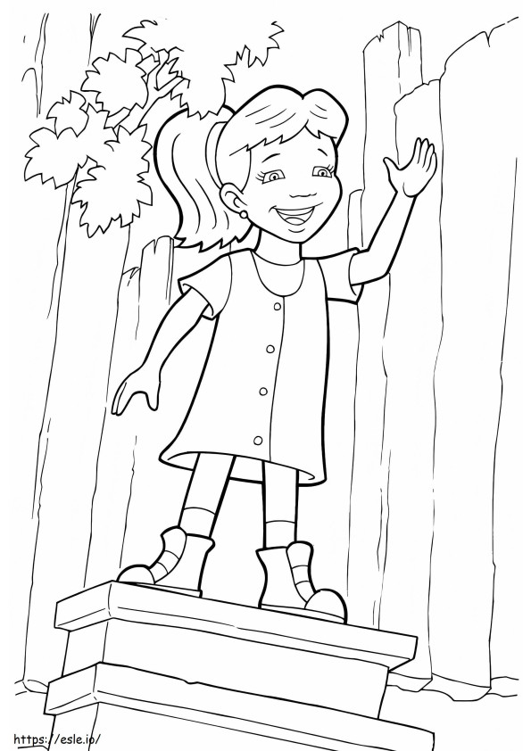 Emmy On The Top coloring page
