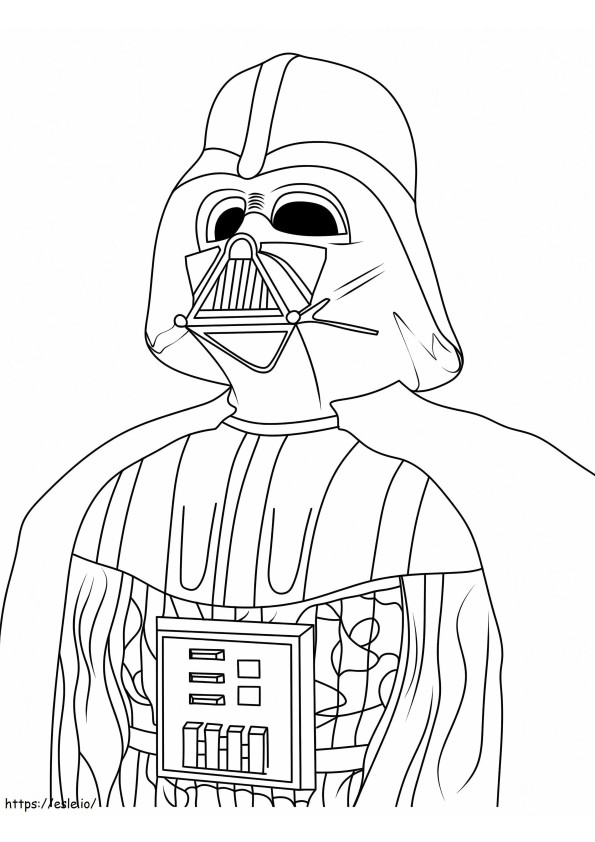 Darth Vader 1 coloring page