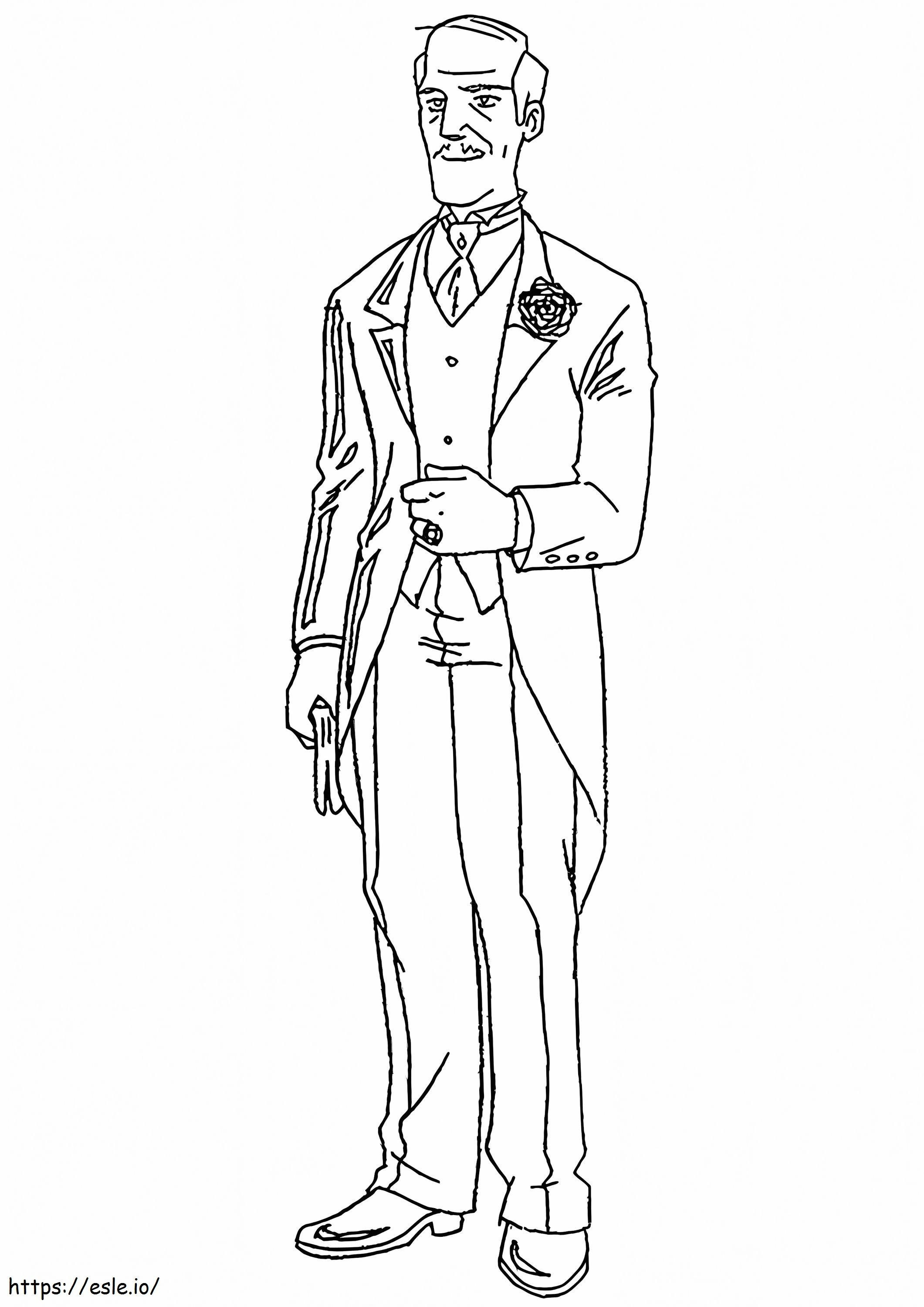 Jerry Lewis 724X1024 para colorir