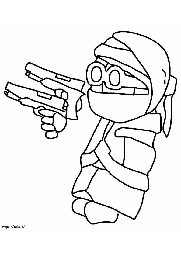 Hank Madness Combat coloring page