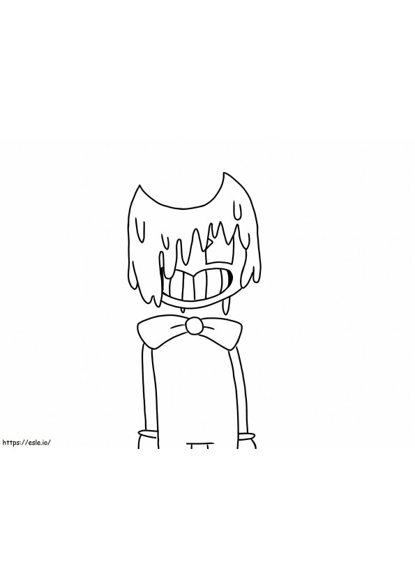 Bendy 7 coloring page