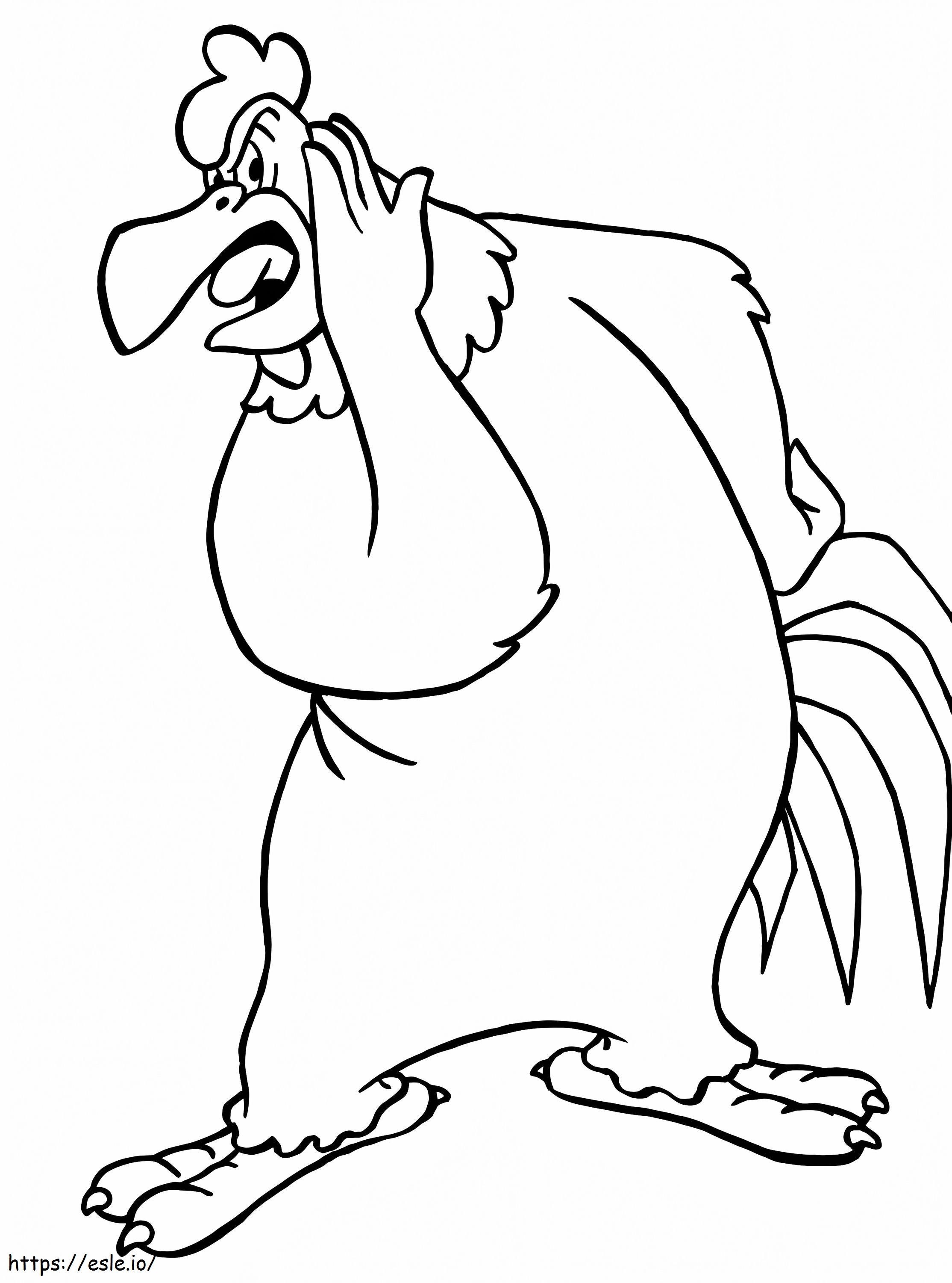 Foghorn Leghorn Talking coloring page