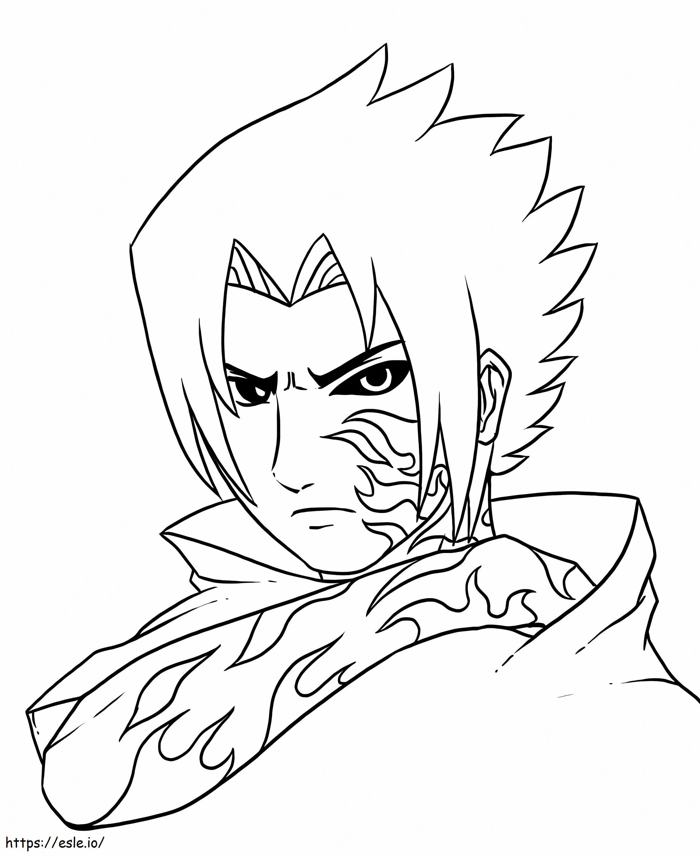 Sasuke 5 coloring page