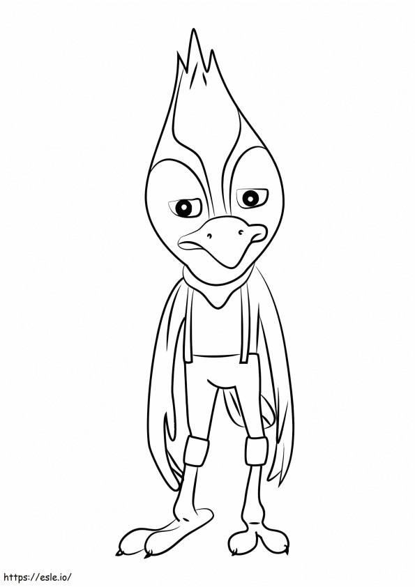 Jay Jay From Sheriff Callie coloring page