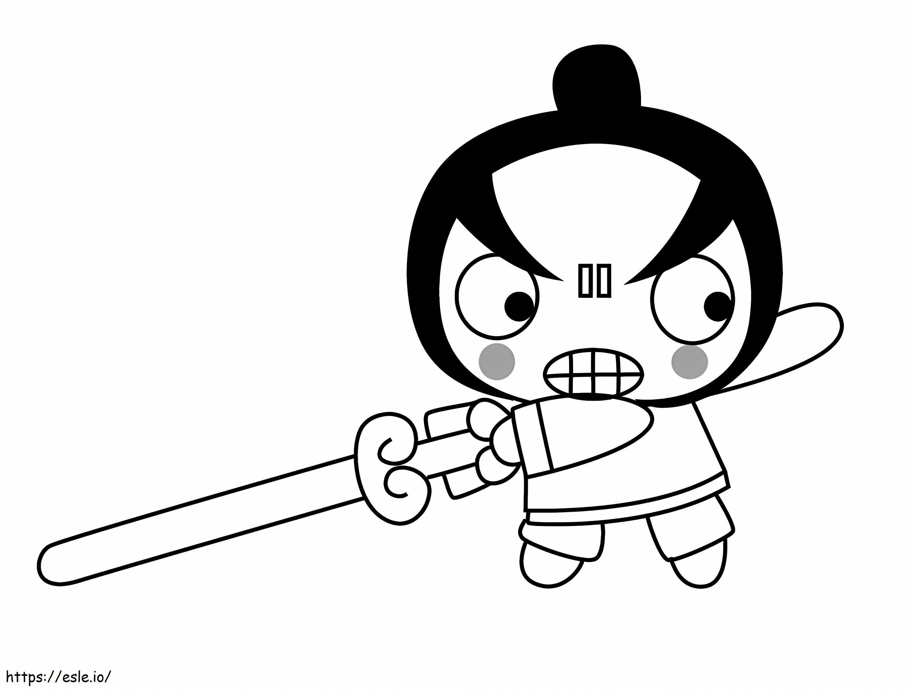 1596499723 How To Draw Chang From Pucca Step 0 coloring page
