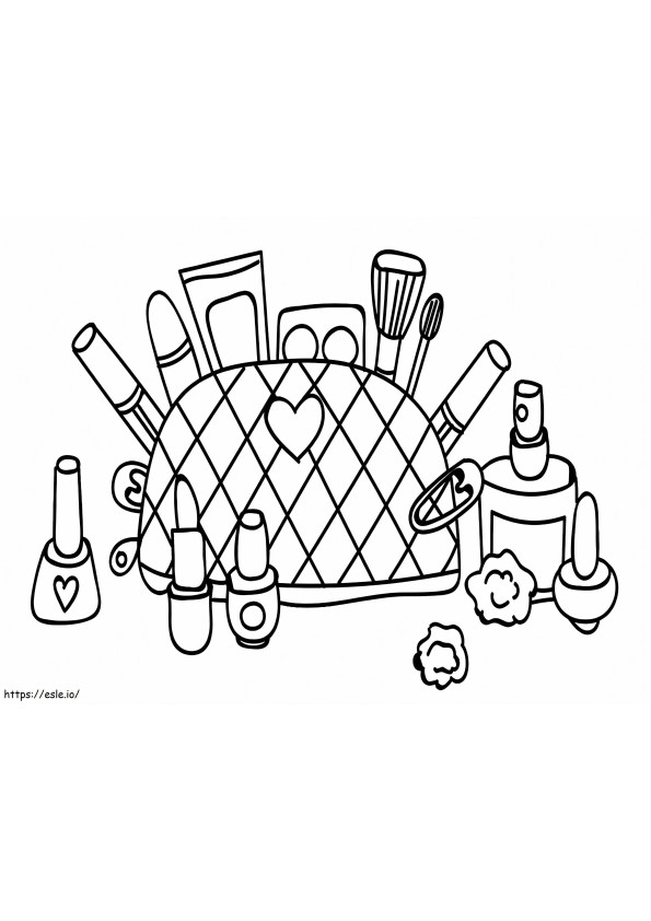Makeup For Girl coloring page