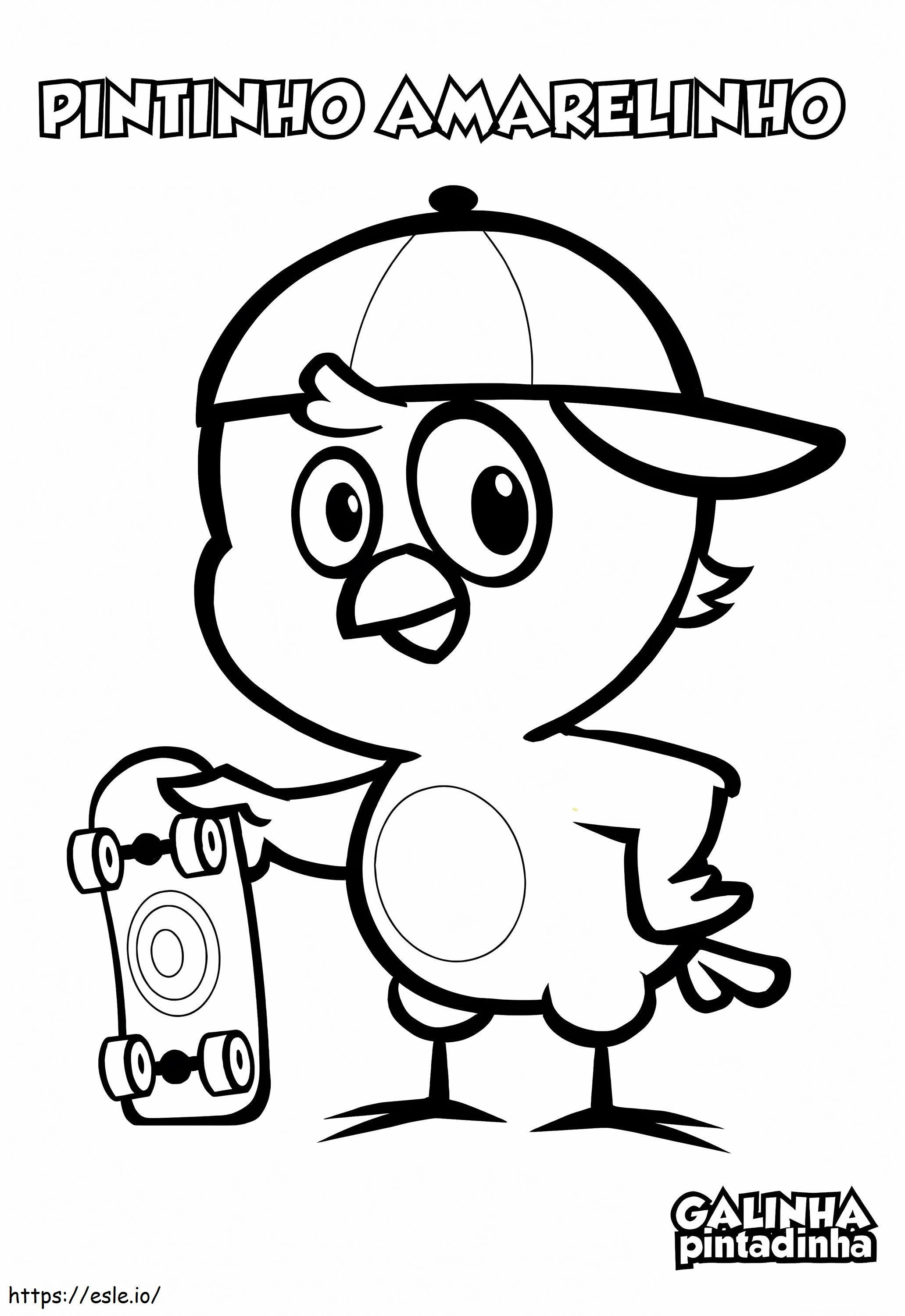 Yellow Chick coloring page