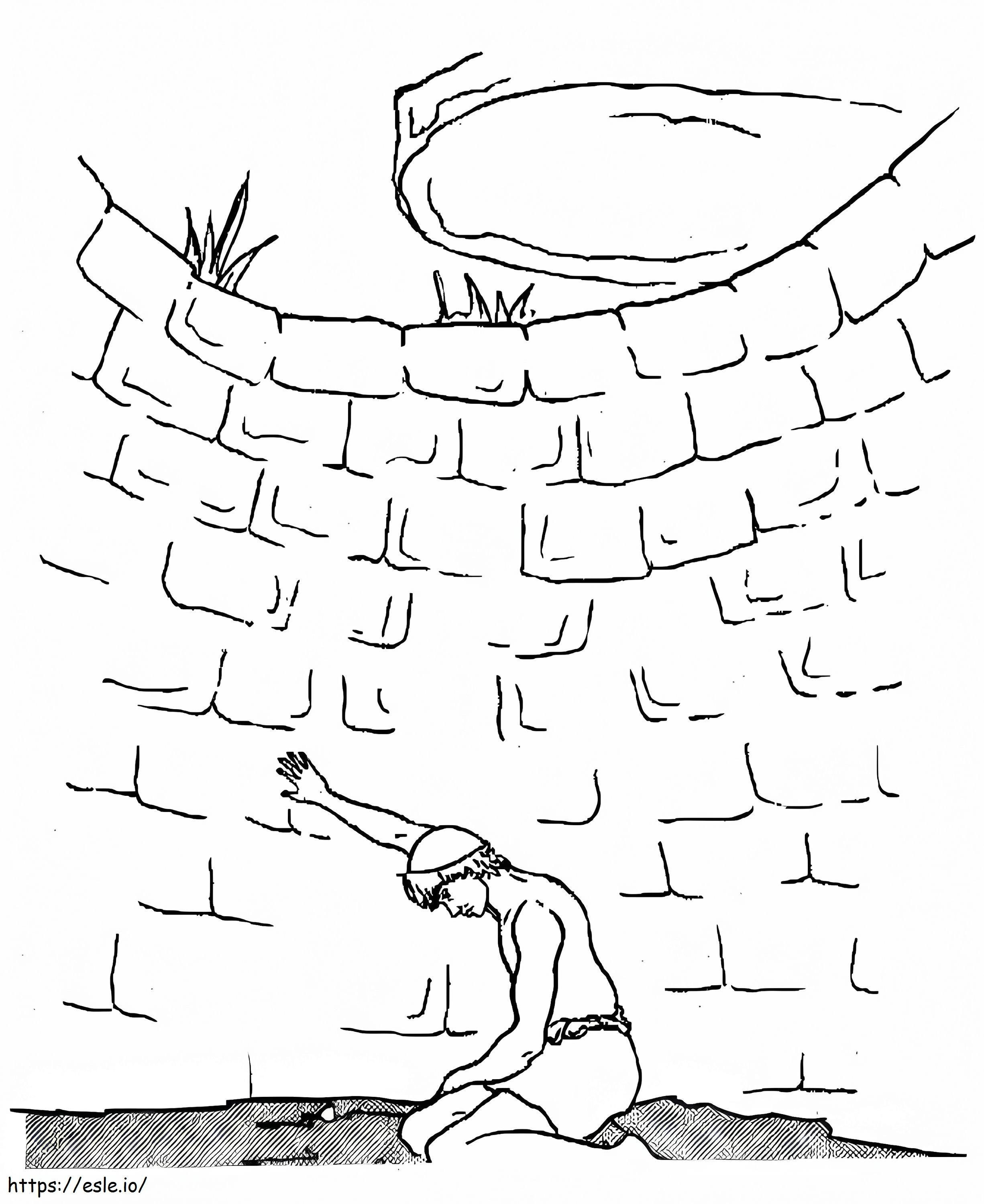 Joseph im Brunnen ausmalbilder