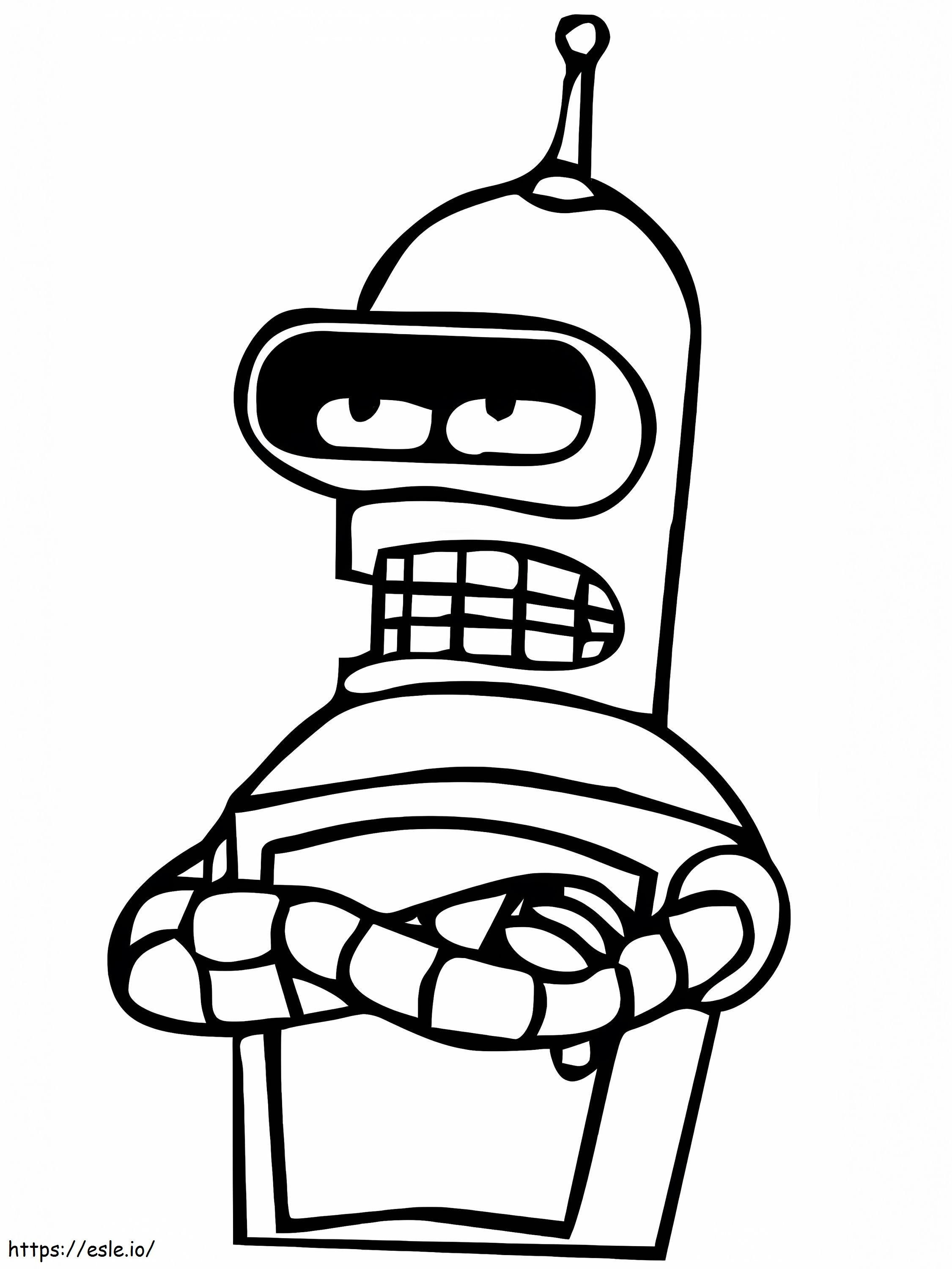 Bender 4 coloring page