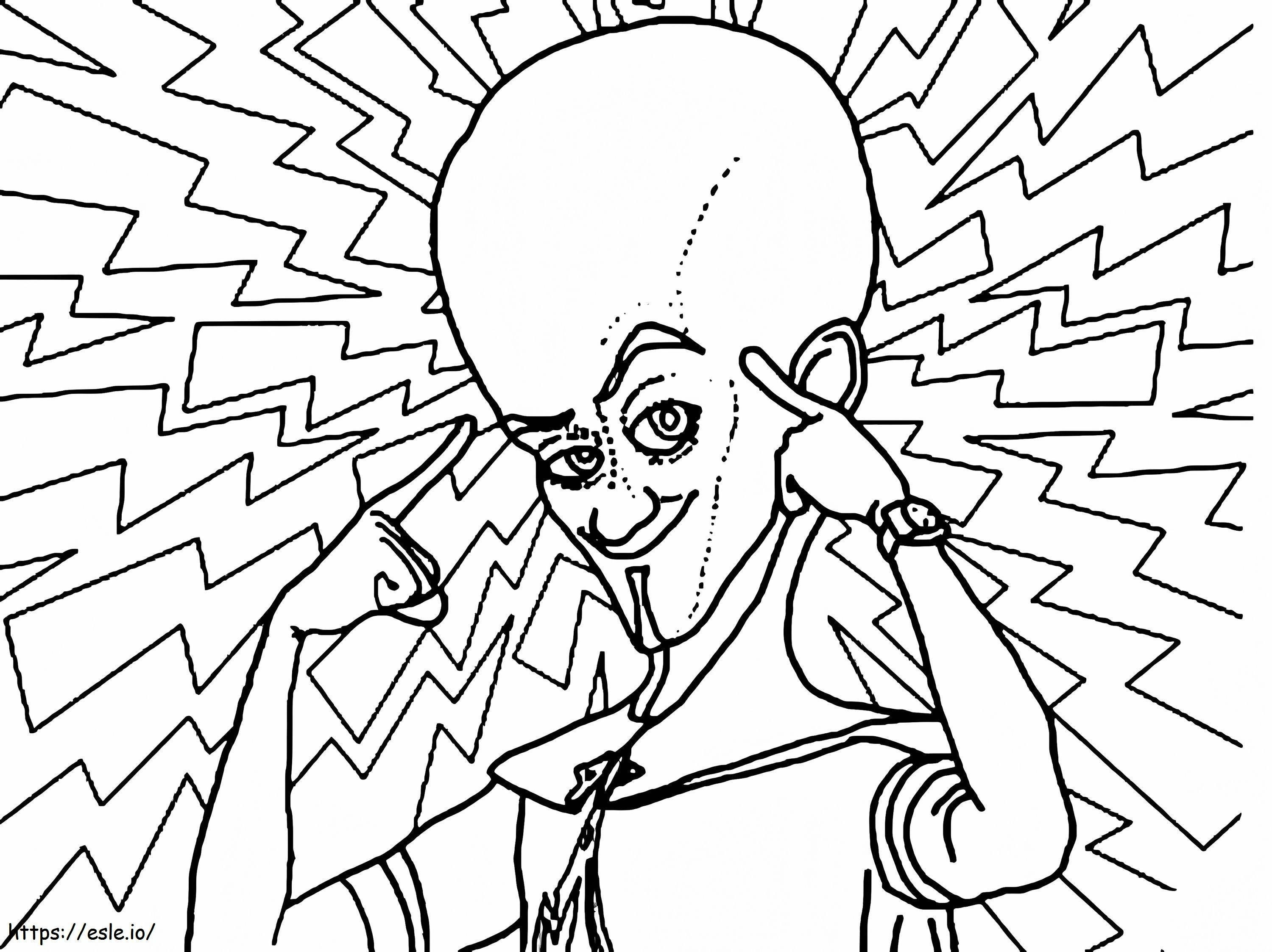 Megamind 1 coloring page