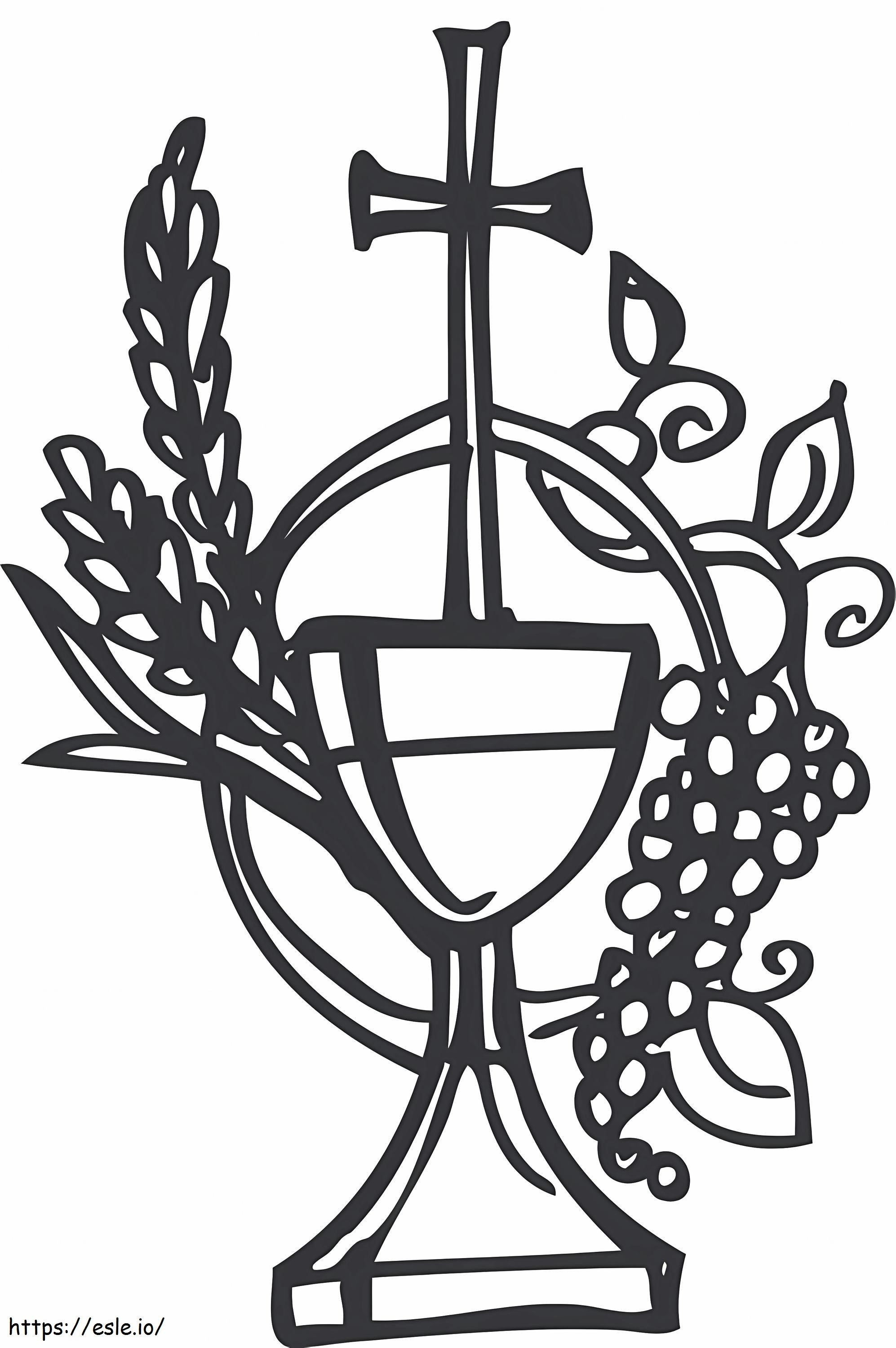 Communion 2 coloring page