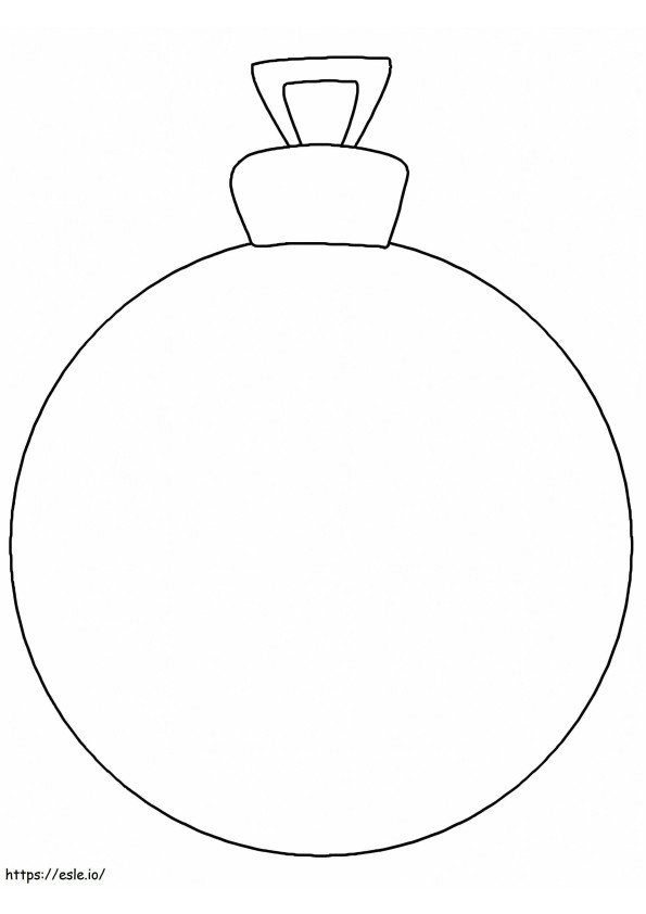 Simple Ornament coloring page