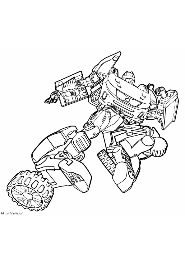 Cool Tobot Z coloring page