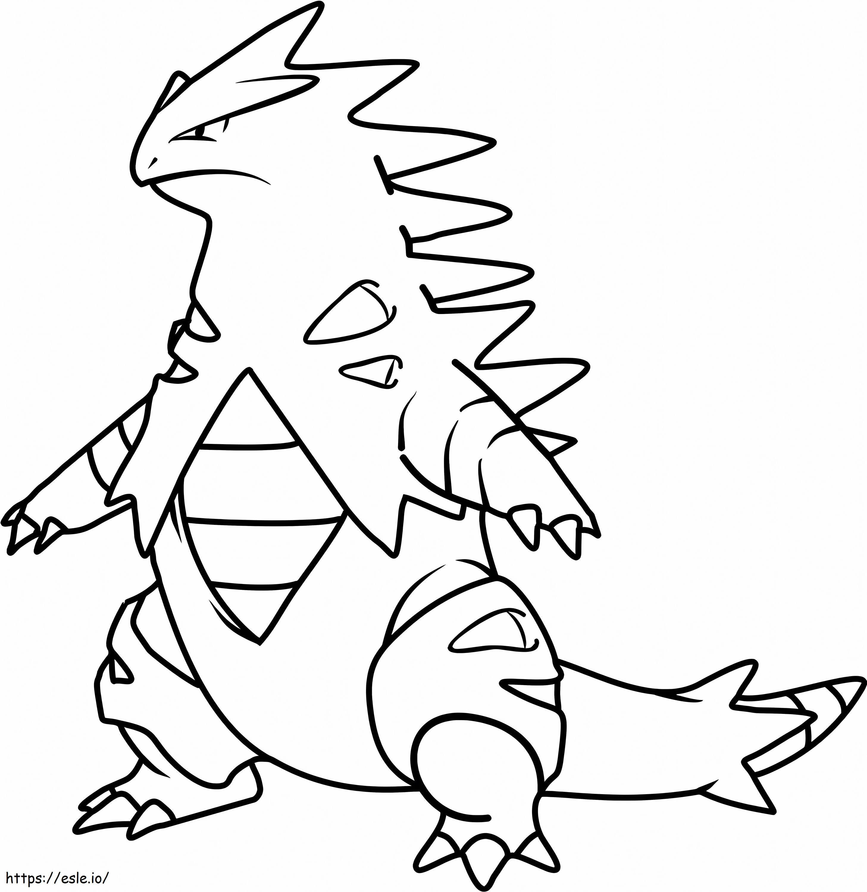 Tyranitar Ein Pokémon ausmalbilder