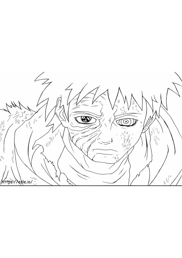Obito Is Weak coloring page