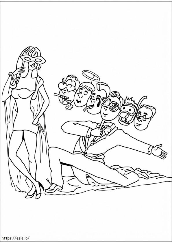 Carnival 23 coloring page