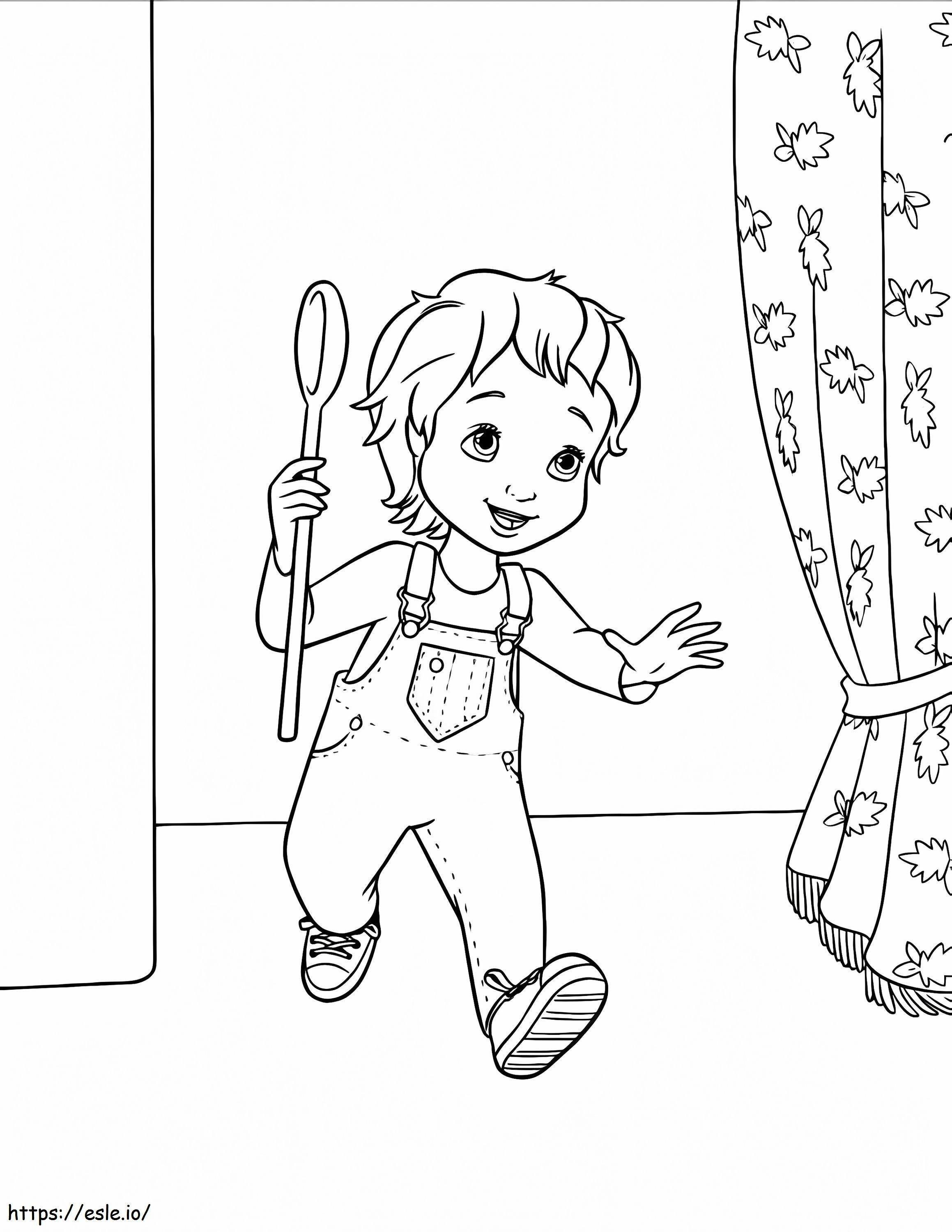 Pequena Nancy Fancy coloring page