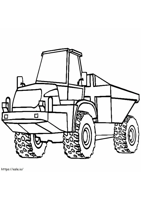 Drawing Truck coloring page