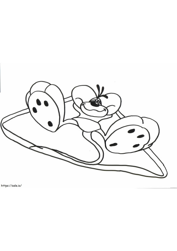 Diddl coloring page