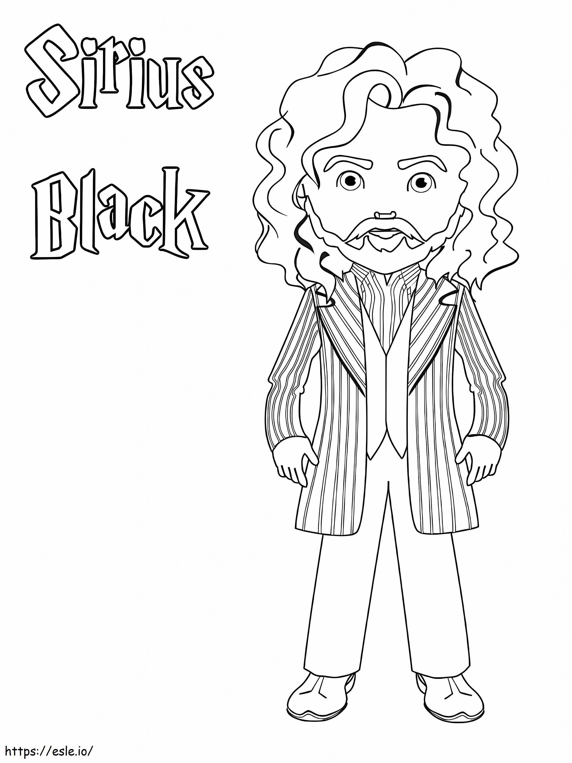Sirius Black da colorare
