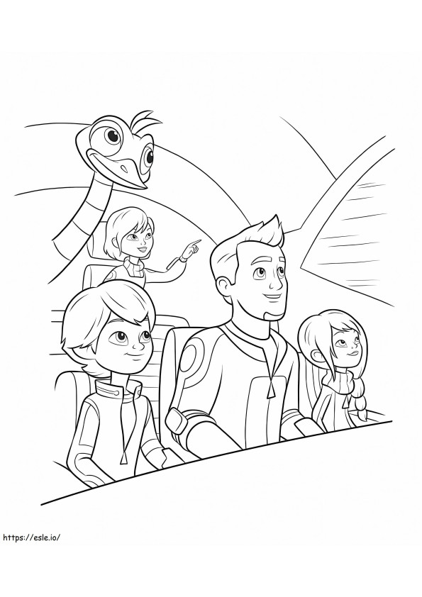 Printable Miles From Tomorrowland coloring page