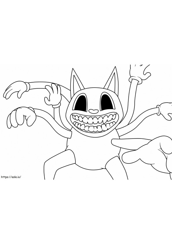 Cartoon-Katze 2 ausmalbilder