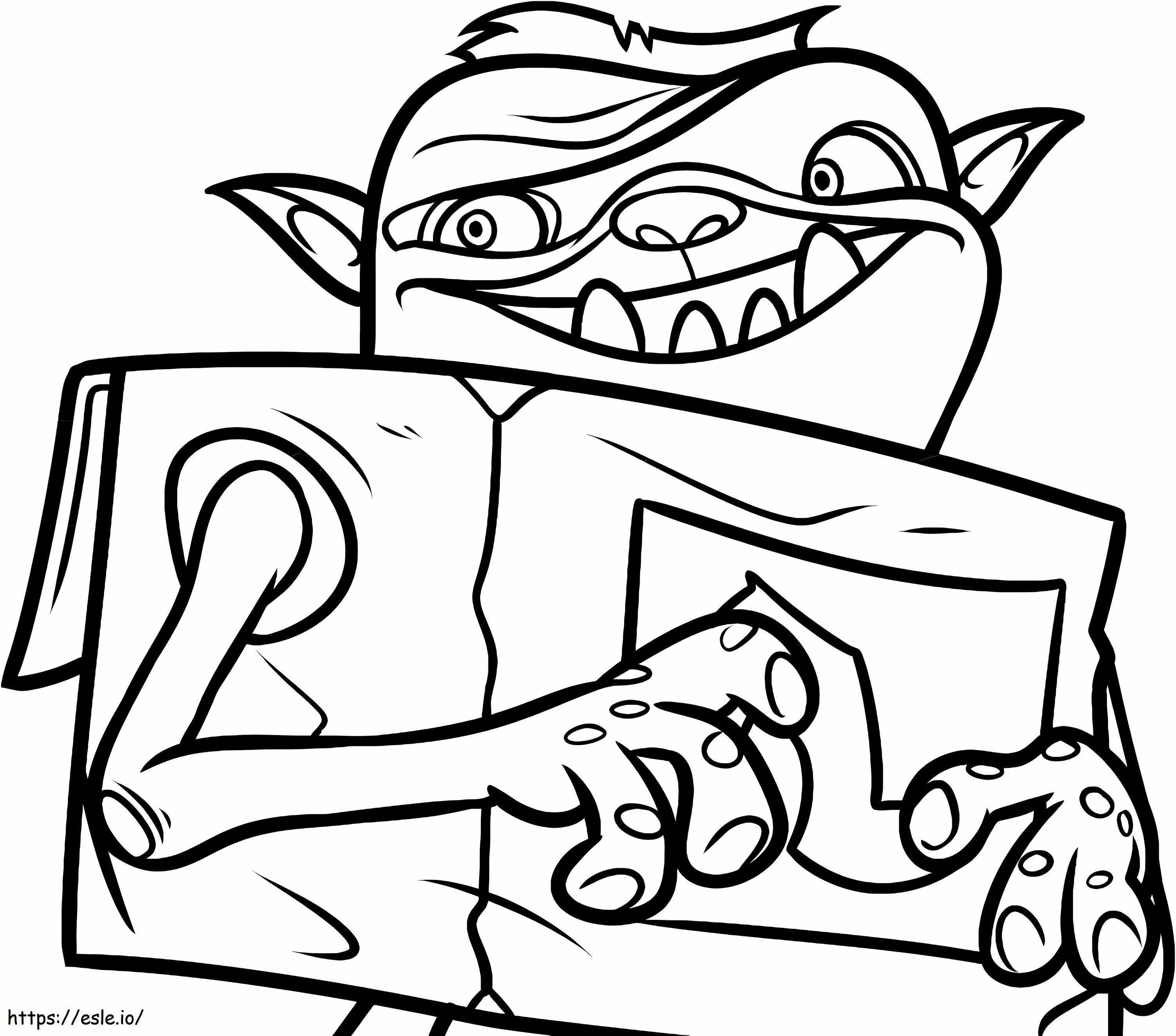 Shoe From Boxtrolls coloring page