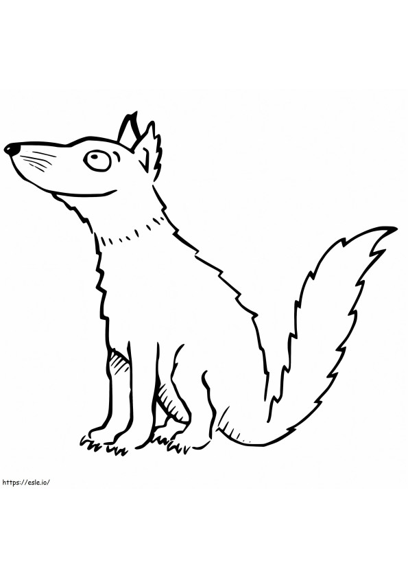 Fox Gruffalosta värityskuva