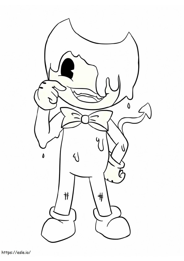 Bendy With Lovely Lips coloring page
