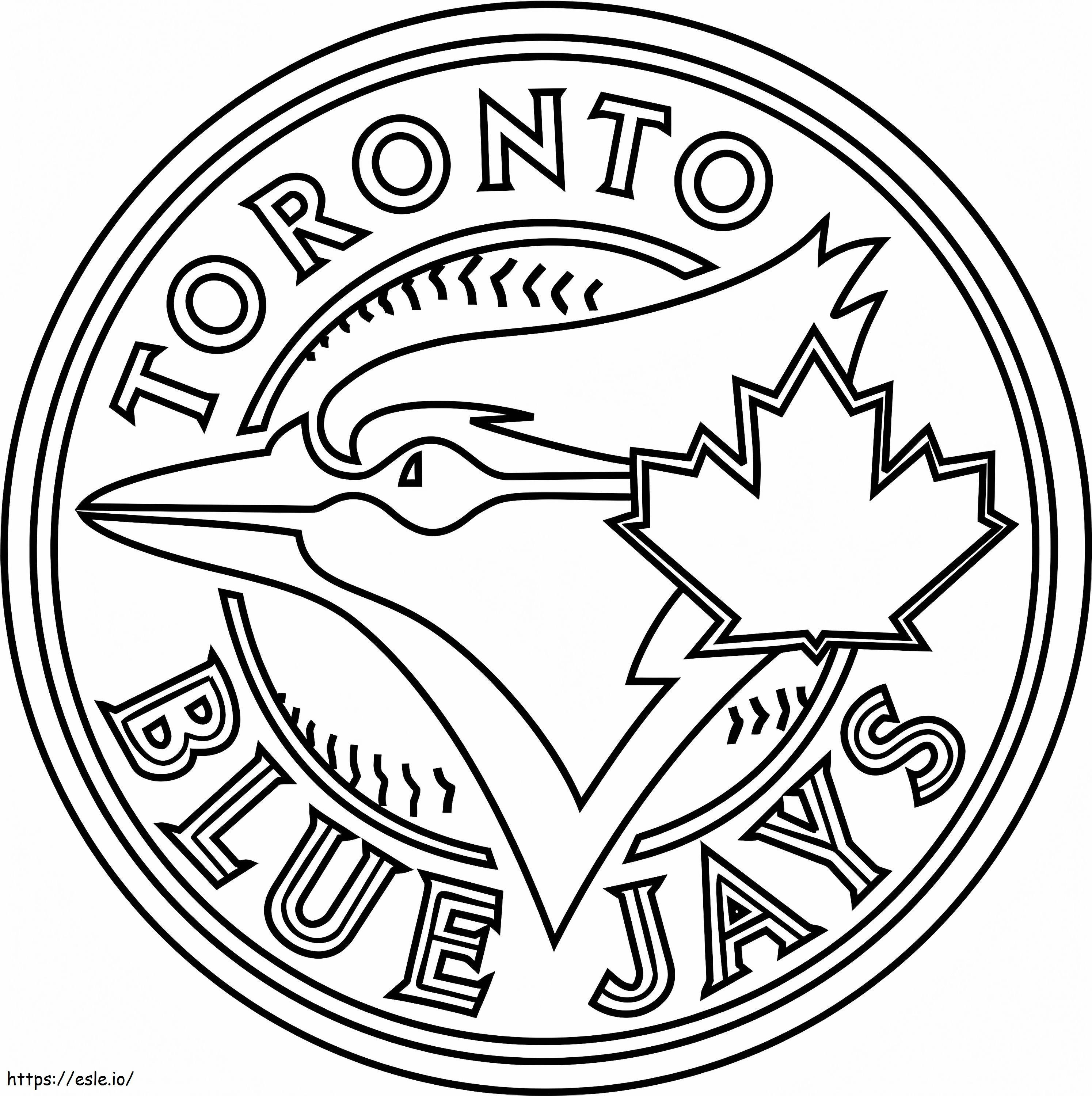 Logo Toronto Blue Jays kolorowanka