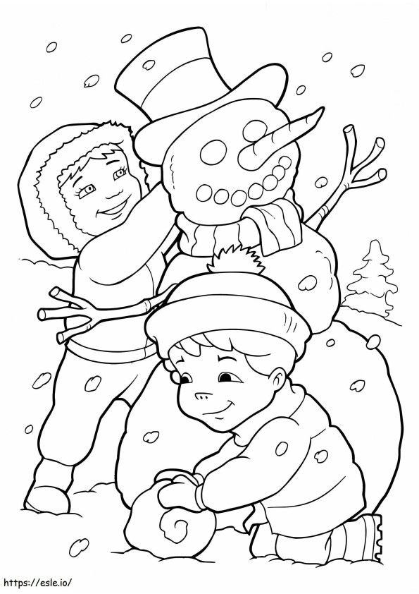 New Year For Emmy And Max coloring page