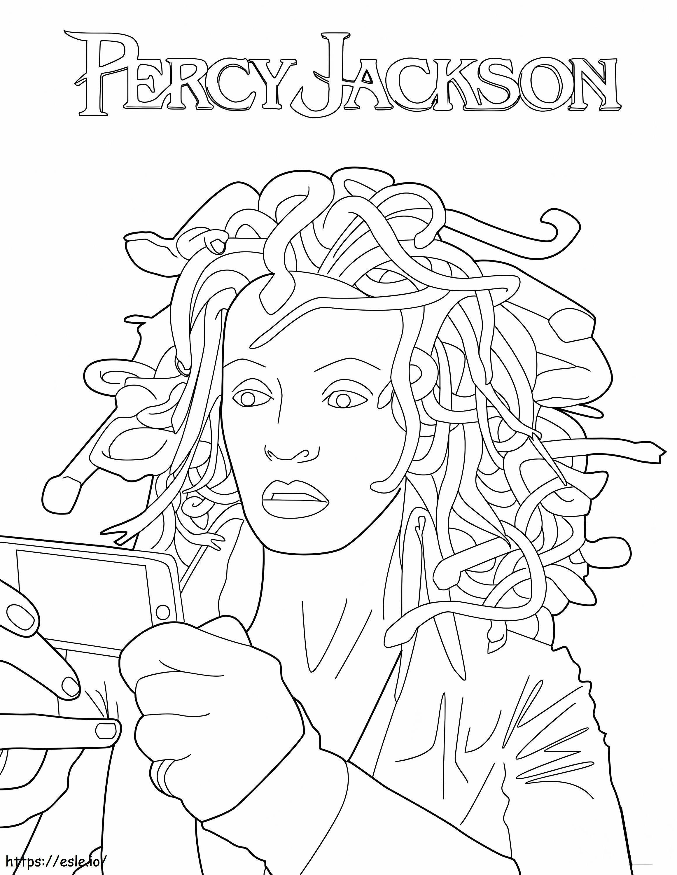 Medusa From Percy Jackson coloring page
