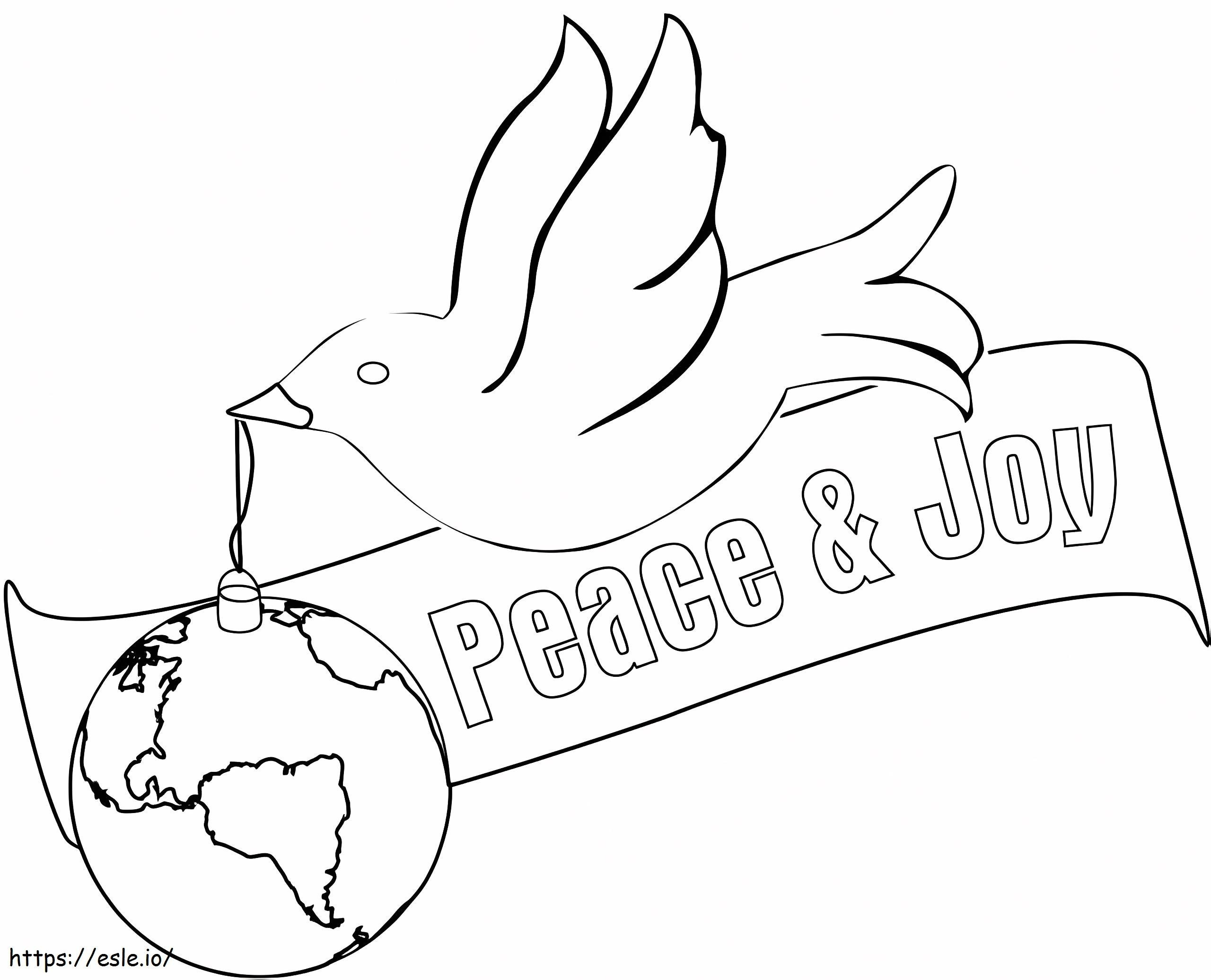 Peace And Joy coloring page