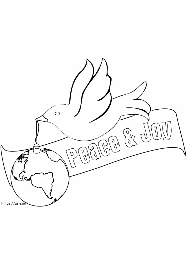 Peace And Joy coloring page