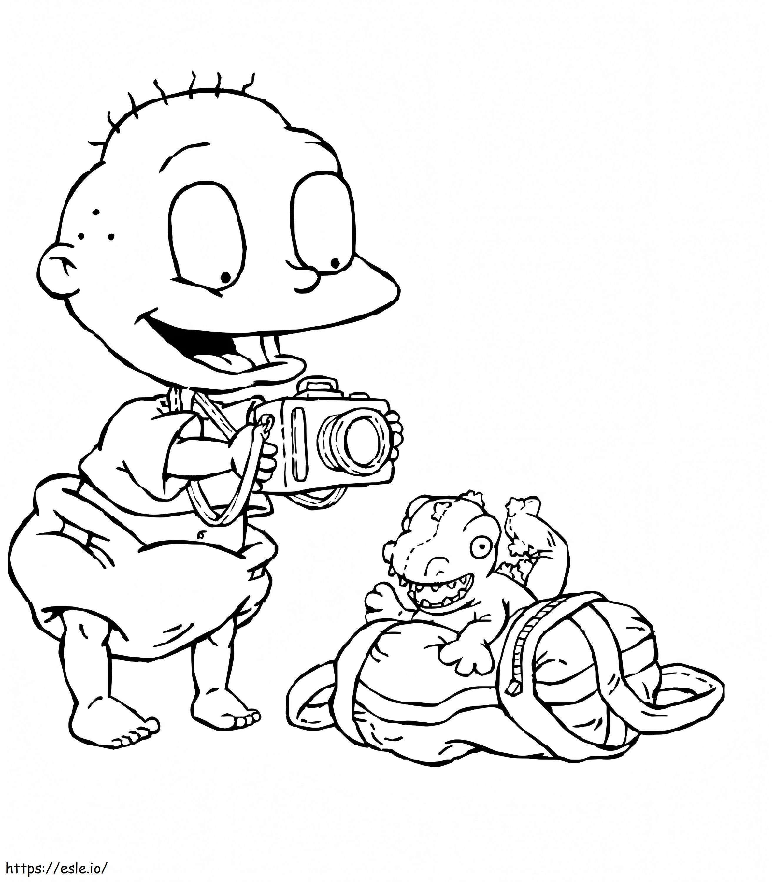 Lovely Tommy coloring page