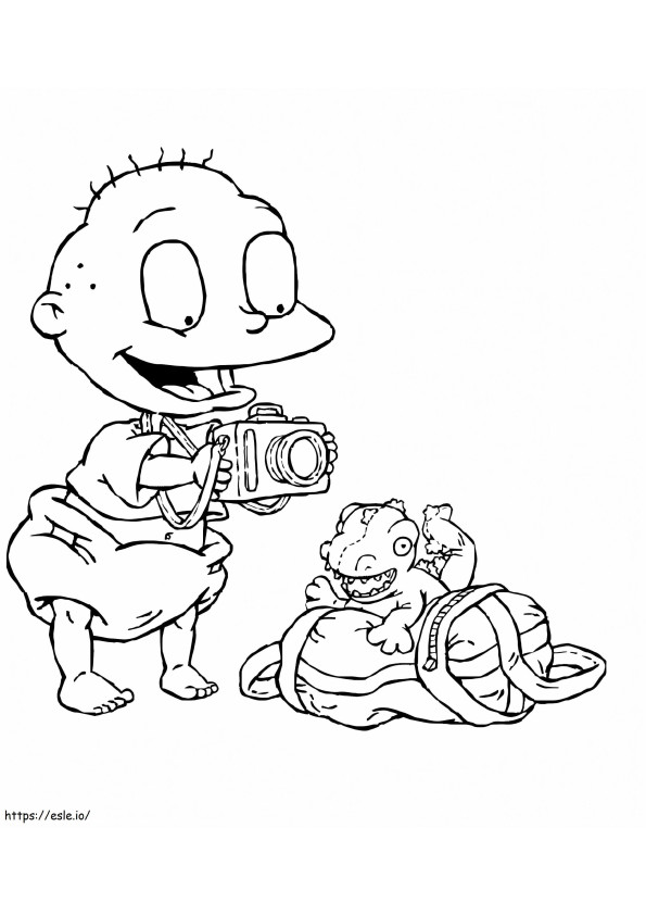 Lovely Tommy coloring page