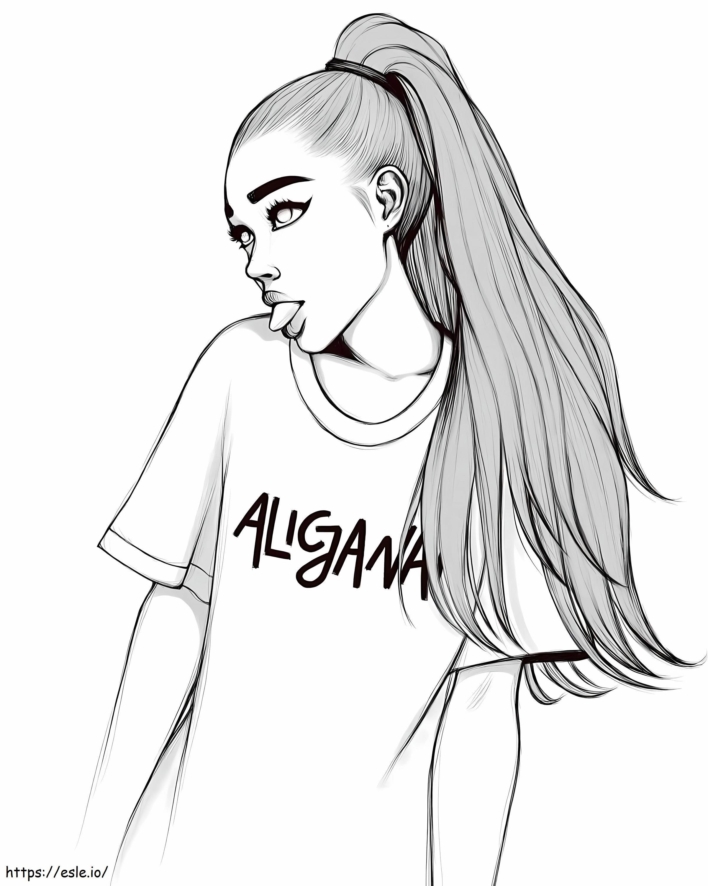Klassz Ariana Grande kifestő