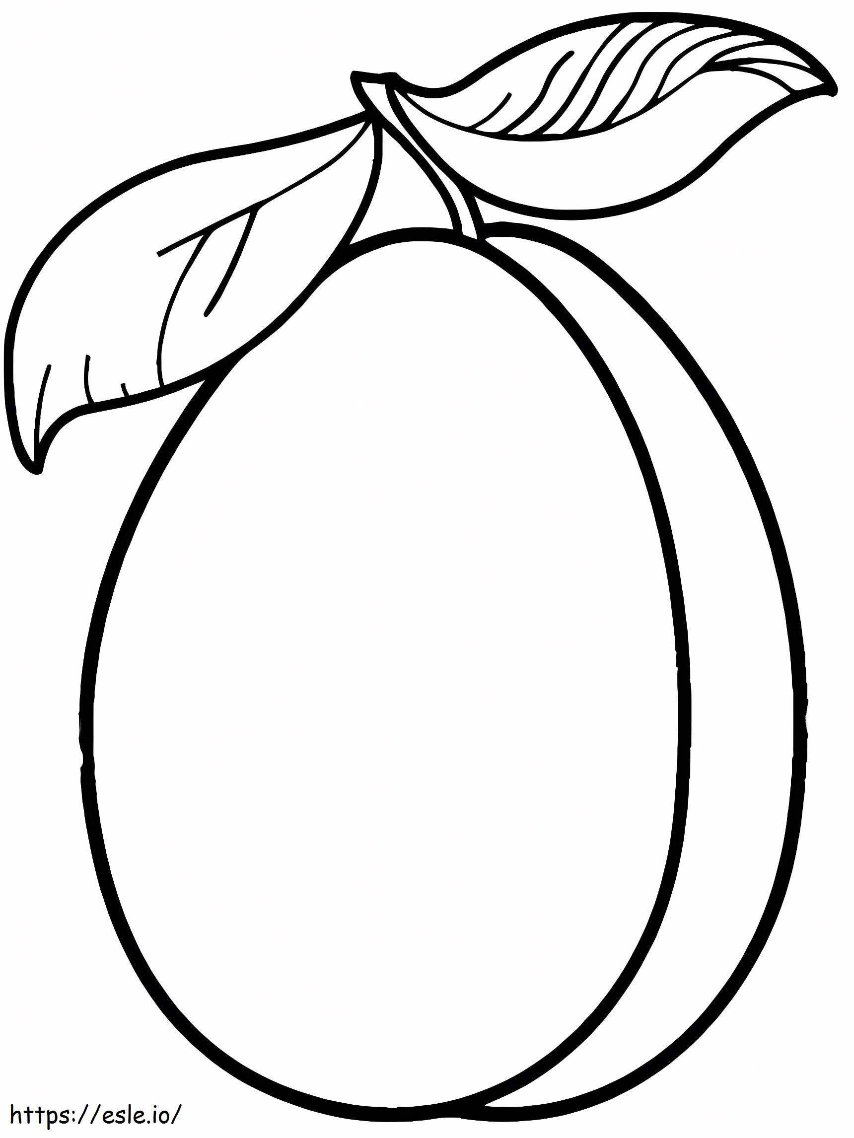 Beautiful Guava coloring page