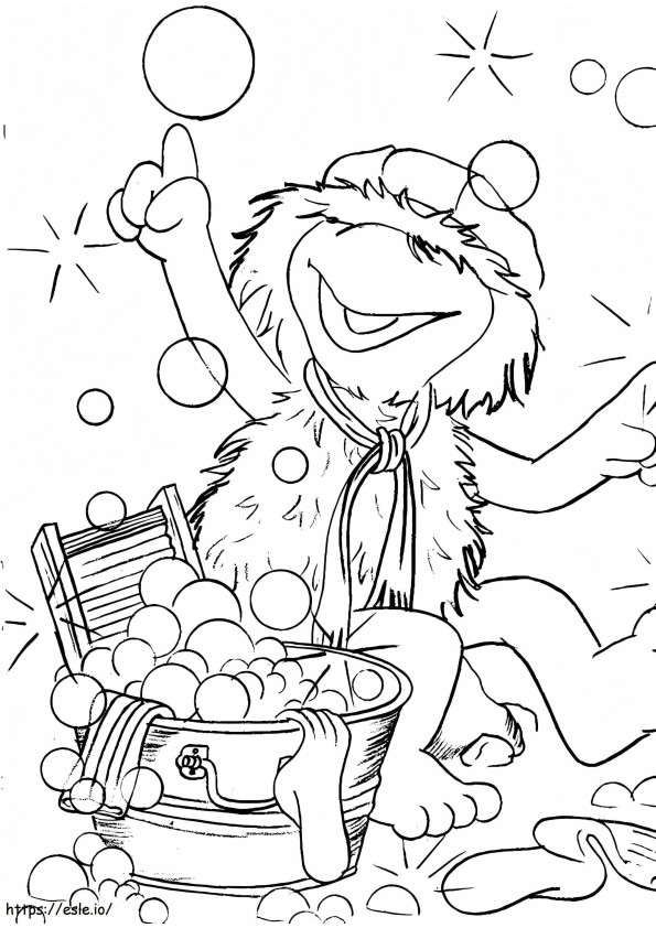 Boober From Fraggle Rock coloring page