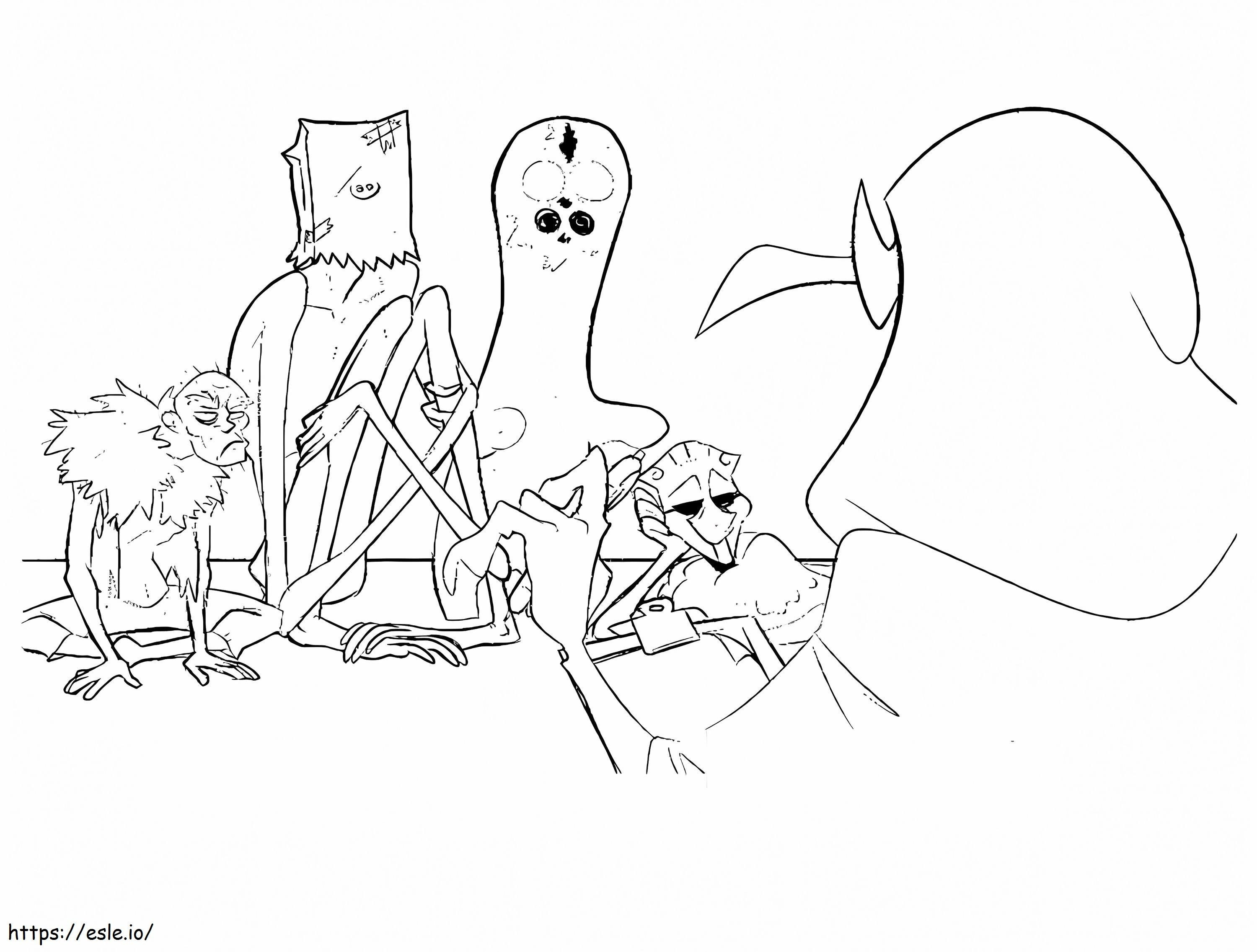 Scp Monsters coloring page