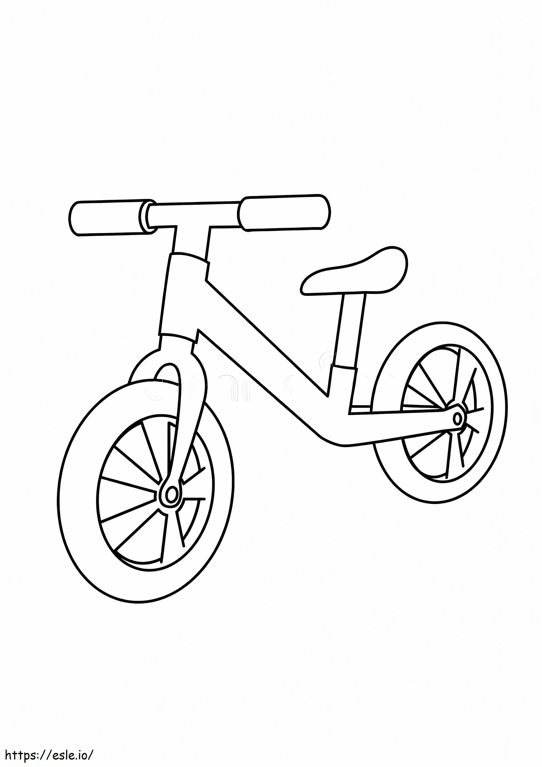 Polkupyörän lelut värityskuva