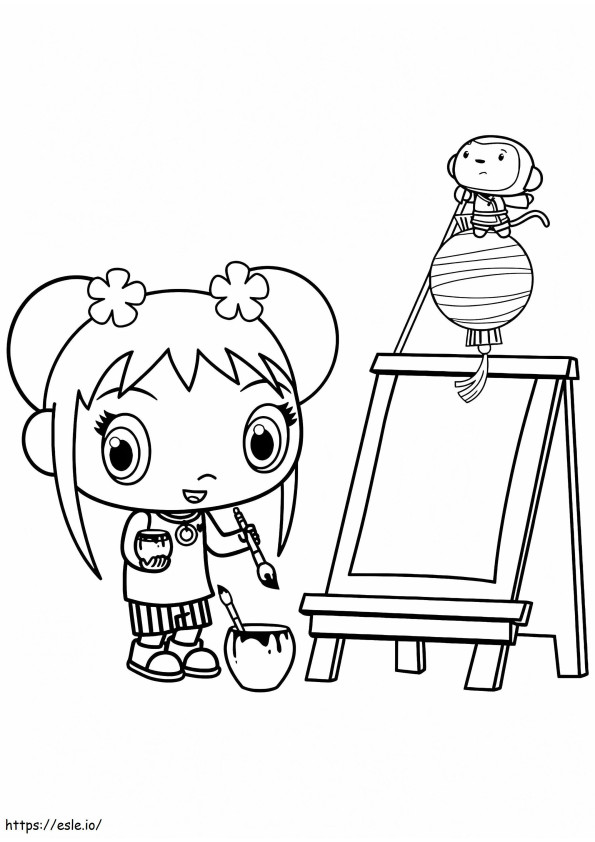1536221760 When Painting A4 coloring page
