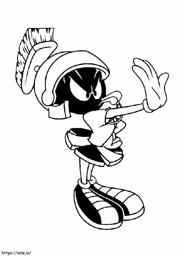 Free Marvin The Martian coloring page