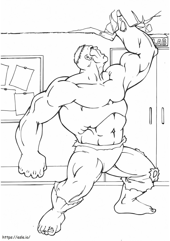 Hulk 8 coloring page