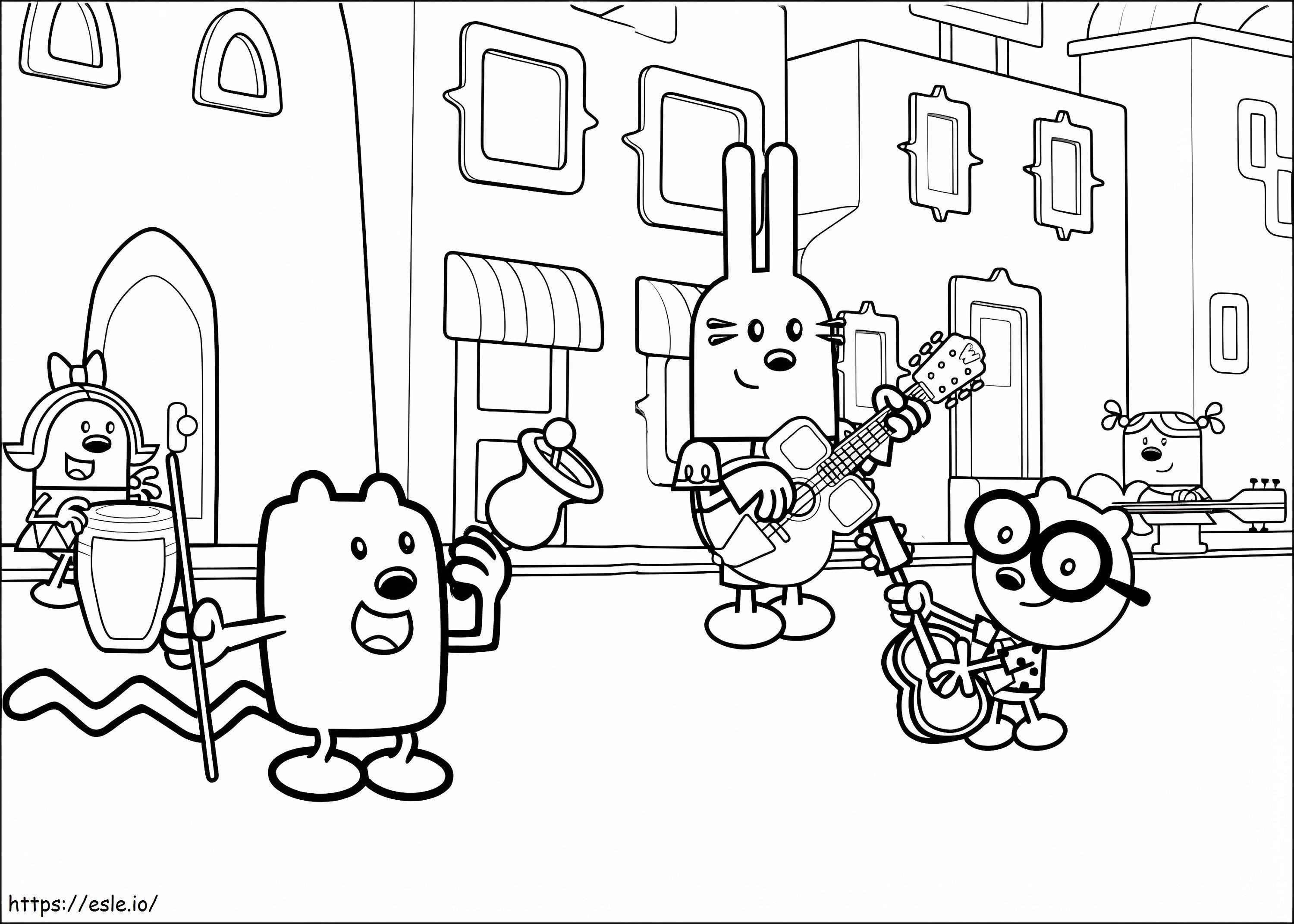 Wow Wow Wubbzy 2 coloring page