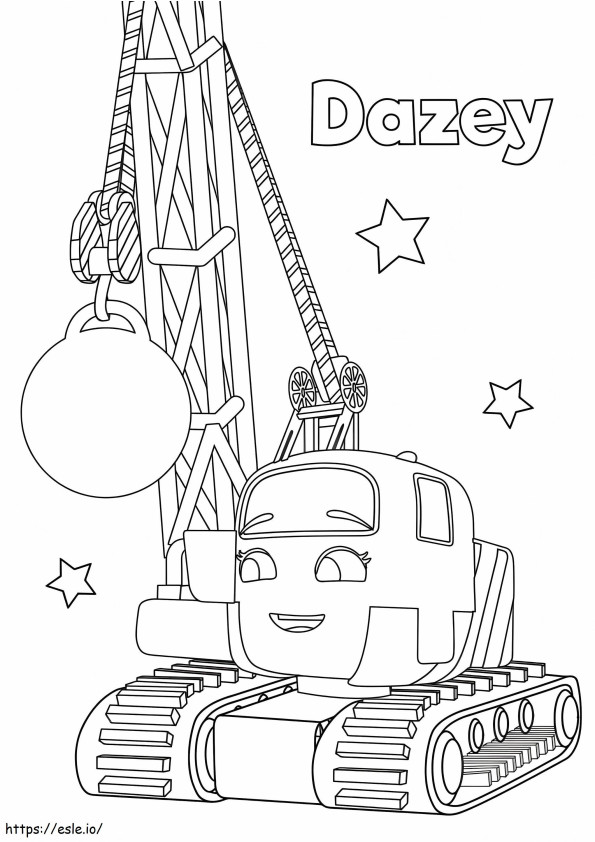 Dazey Little Baby Bum coloring page