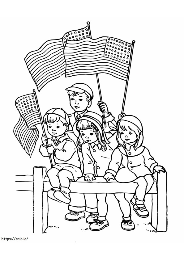 Veterans Day Thank You 1 coloring page