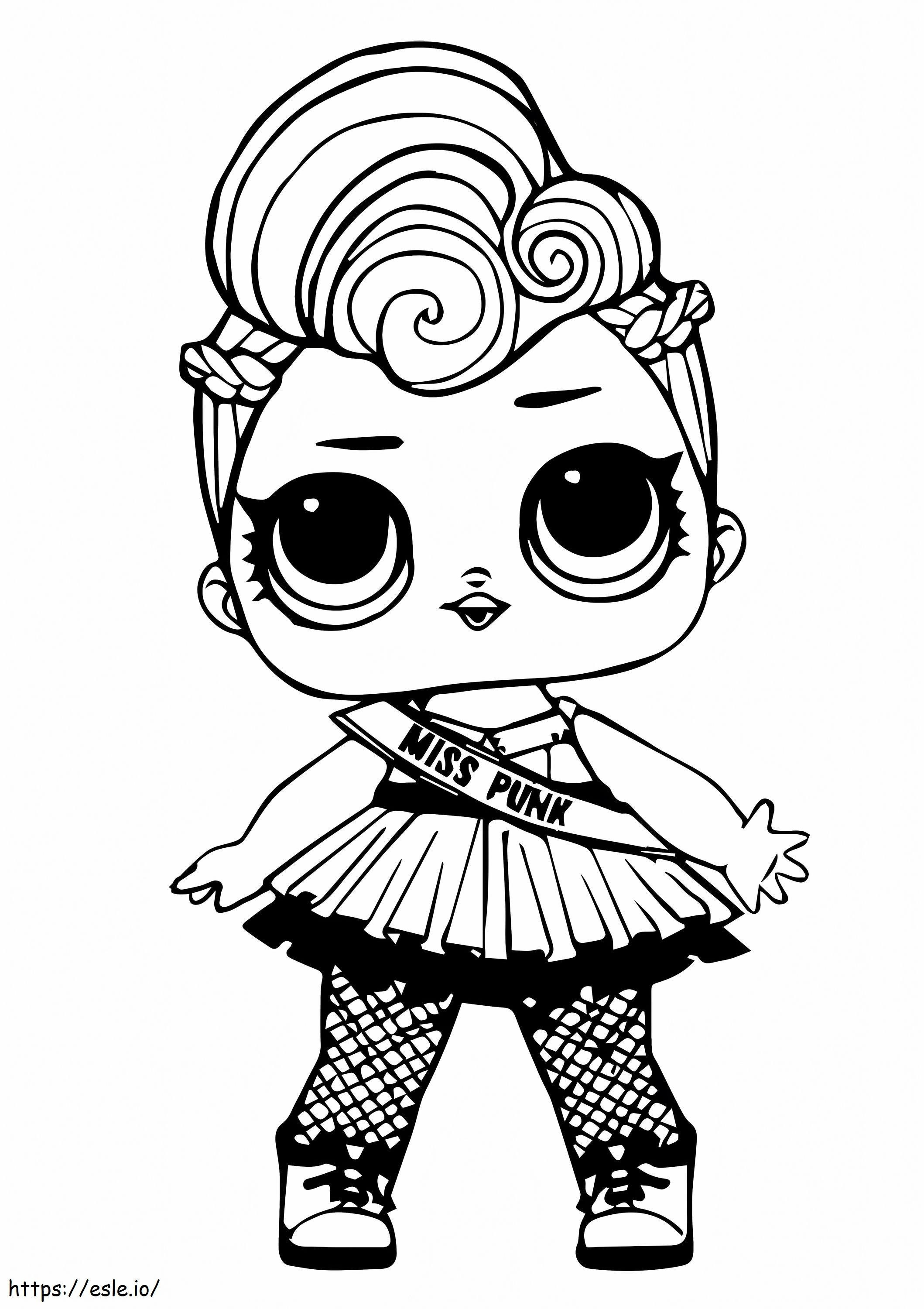 1572656341 Lol Doll Miss Punk coloring page