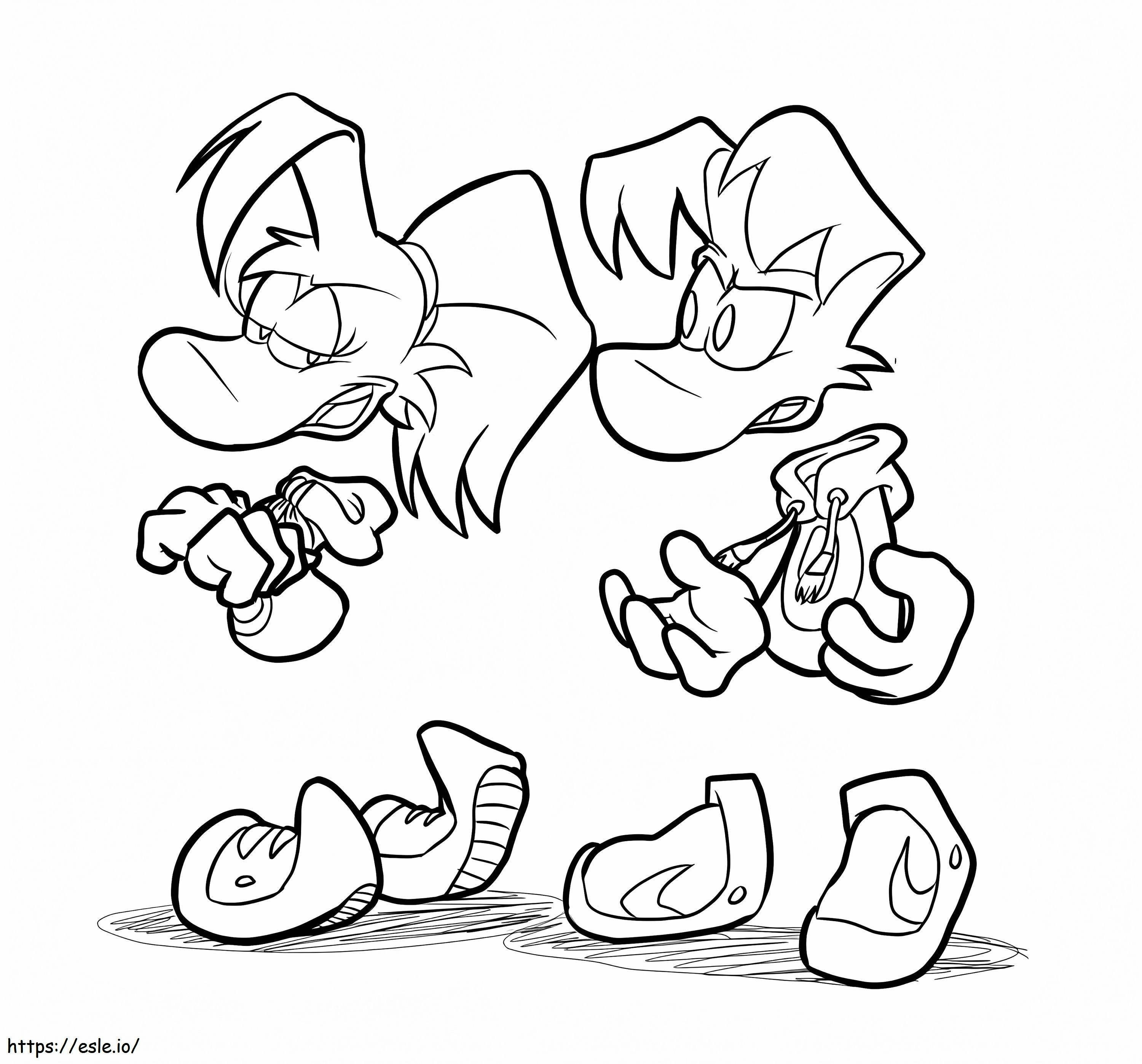 Rayman 5 coloring page