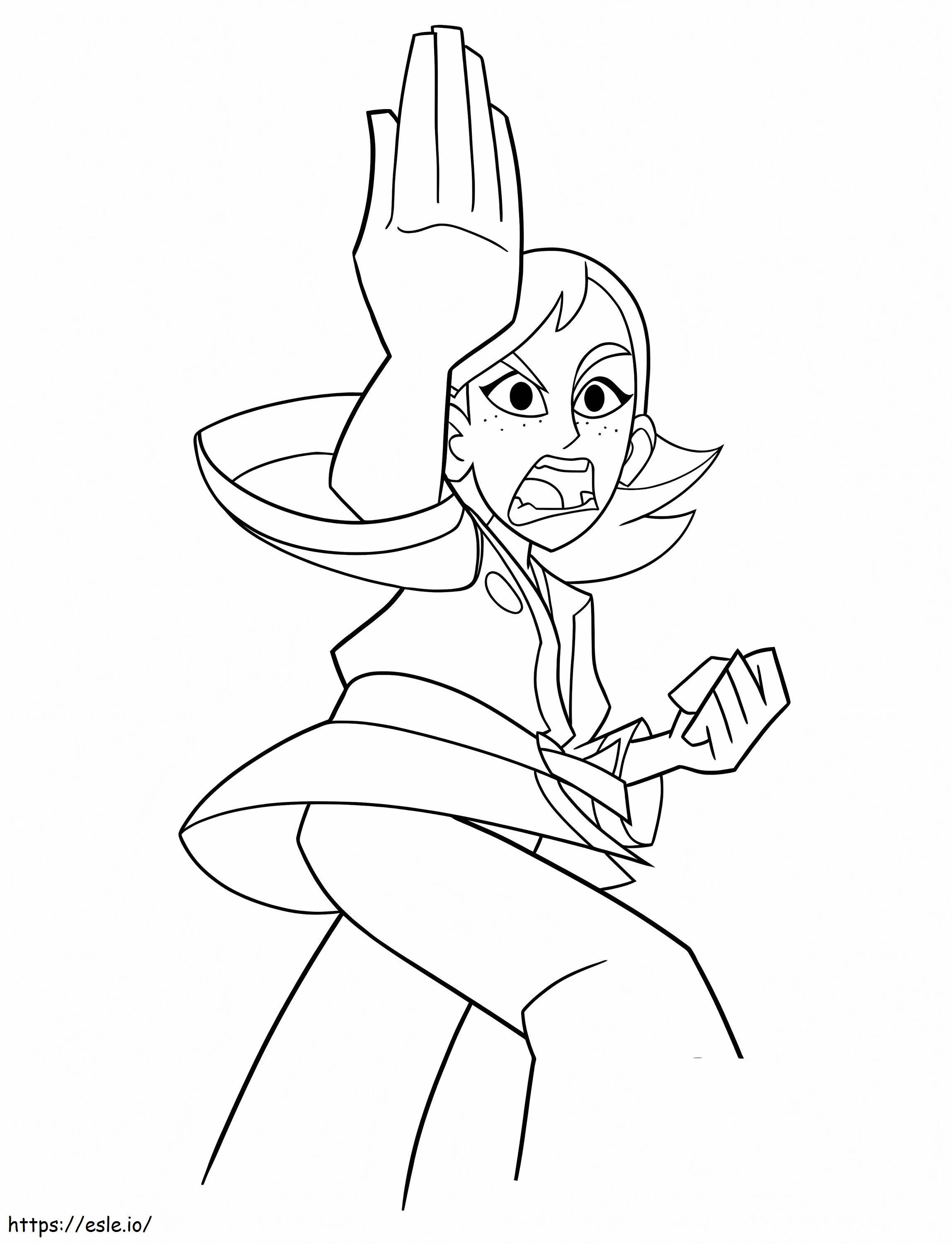 Nancy McGillicutty From Glitch Techs coloring page